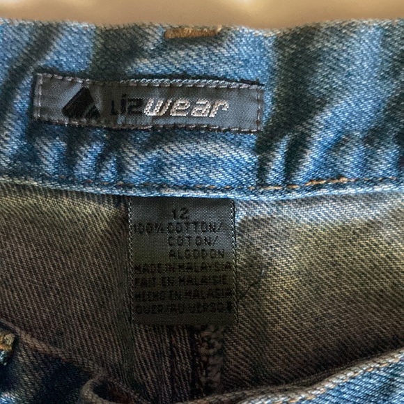 Vintage light-wash, high-waist women’s Lizwear jeans: size 12. 30w32 - Picture 5 of 5